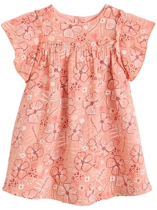 Robe enfant en gaze de coton Santa Giulia - Kiabi