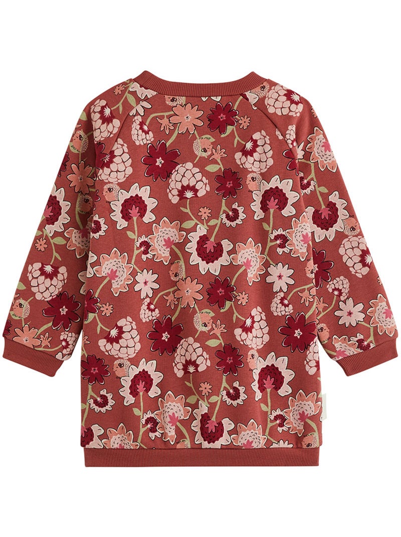 Robe enfant en molleton harmony Rose - Kiabi