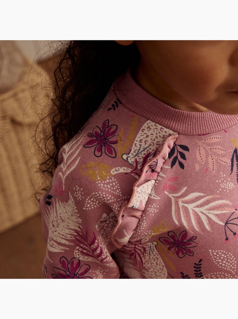 Robe enfant en molleton Louisa Rose - Kiabi