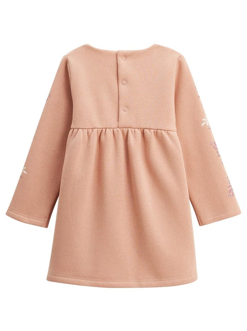 Robe enfant en molleton Matcha Rose - Kiabi