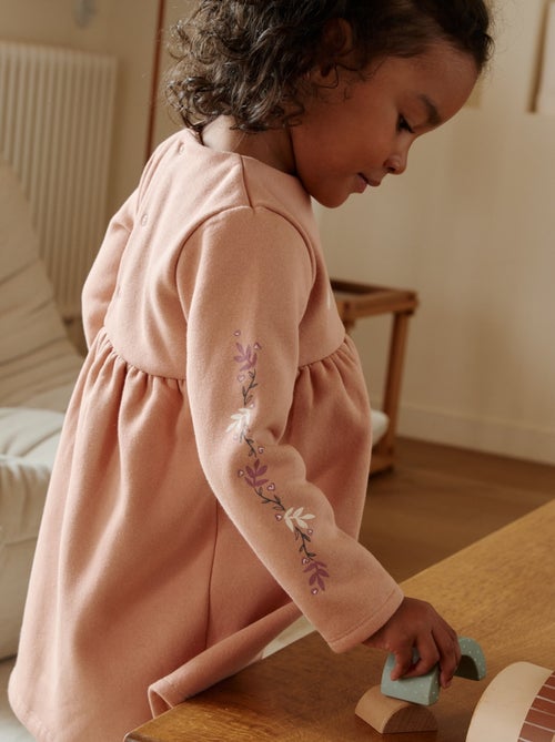 Robe enfant en molleton Matcha - Kiabi
