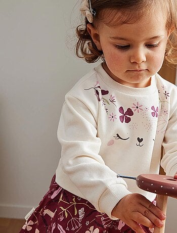 Robe enfant en molleton Mila