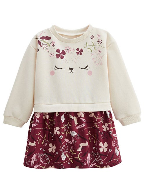 Robe enfant en molleton Mila - Kiabi