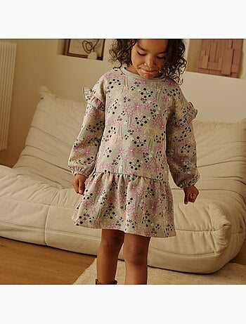 Robe enfant en molleton misti