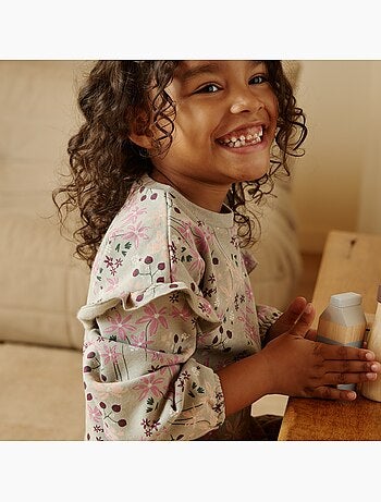 Robe enfant en molleton misti