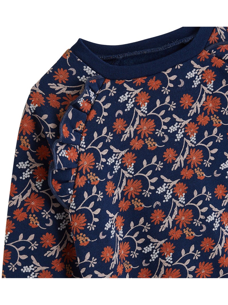 Robe enfant en molleton ollie Bleu - Kiabi