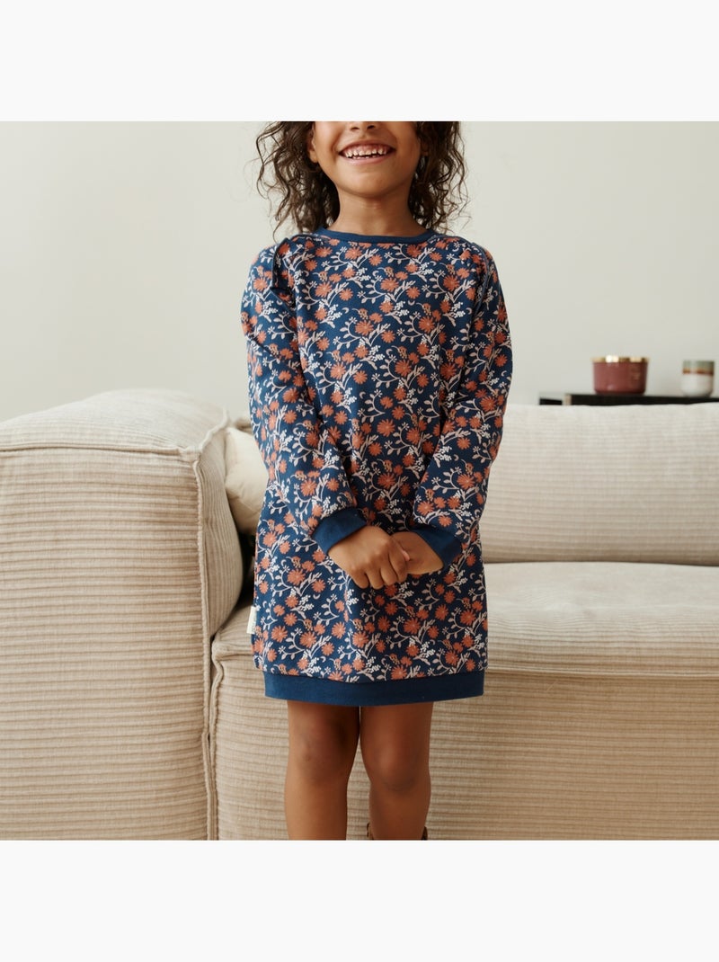 Robe enfant en molleton ollie Bleu - Kiabi