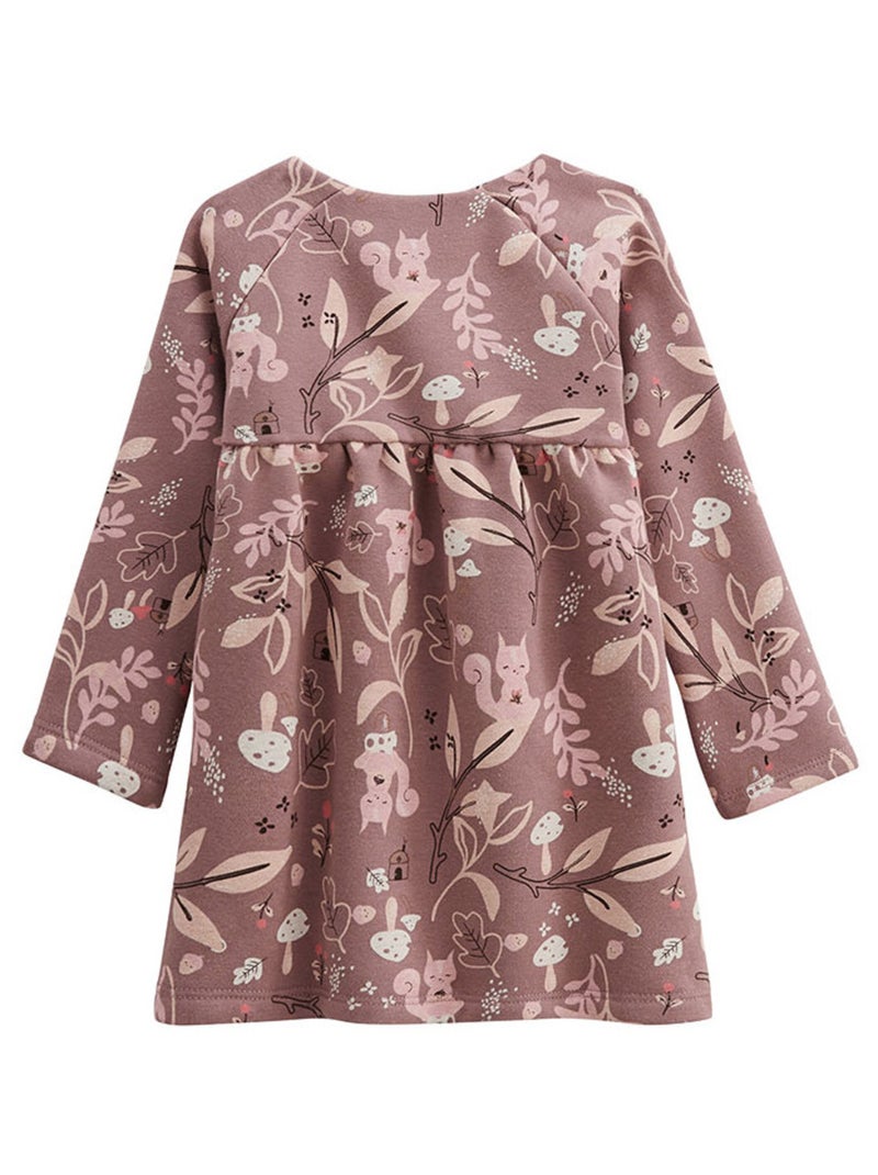 Robe enfant en molleton Sora Rose - Kiabi