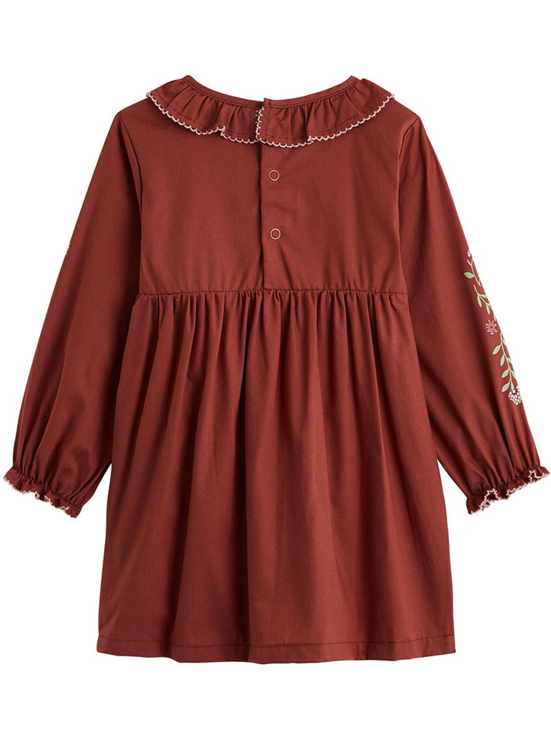 Robe enfant en popeline harmony Rose - Kiabi