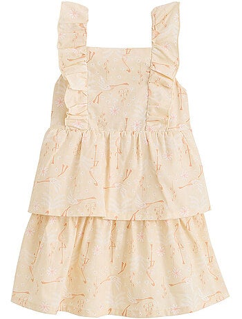 Robe enfant en popeline Poésie d'été