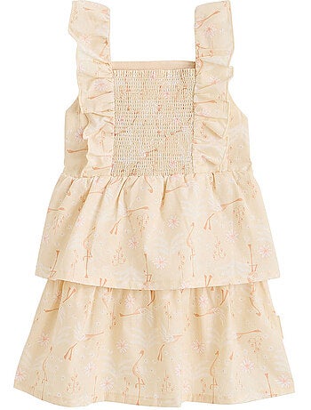 Robe enfant en popeline Poésie d'été