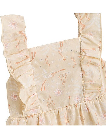 Robe enfant en popeline Poésie d'été