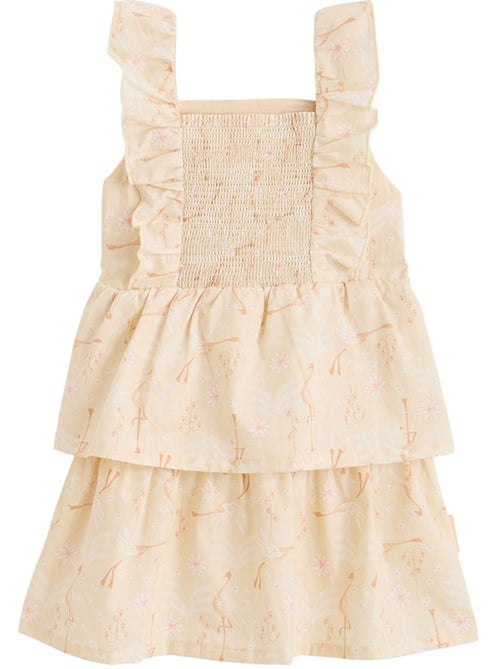 Robe enfant en popeline Poésie d'été - Kiabi