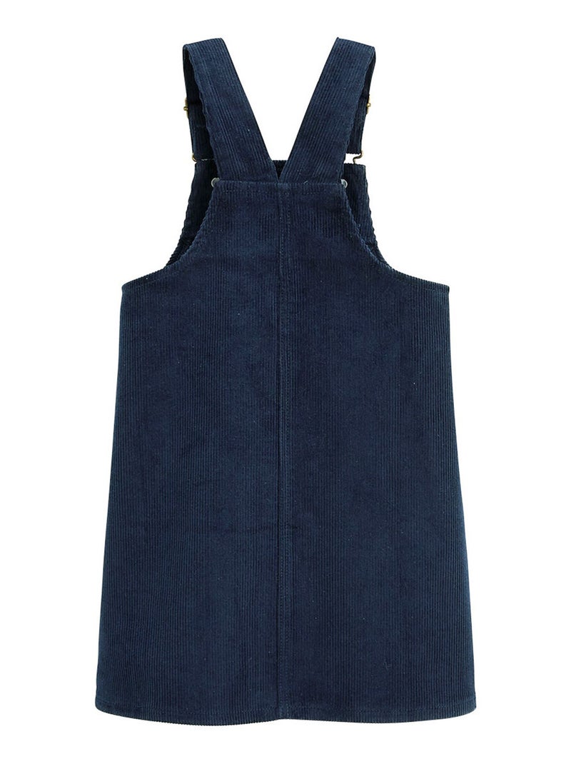 Robe enfant en velours côtelé Belle de Nuit Bleu - Kiabi