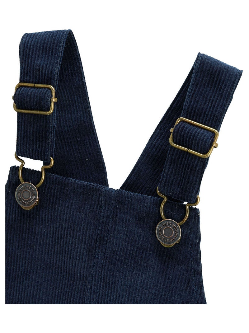 Robe enfant en velours côtelé Belle de Nuit Bleu - Kiabi