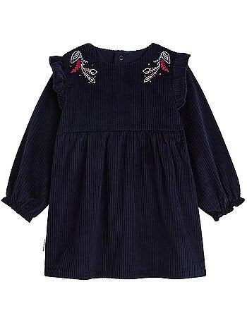 Robe enfant en velours côtelé ilana