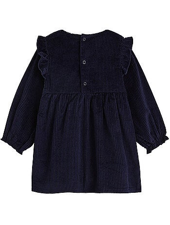 Robe enfant en velours côtelé ilana