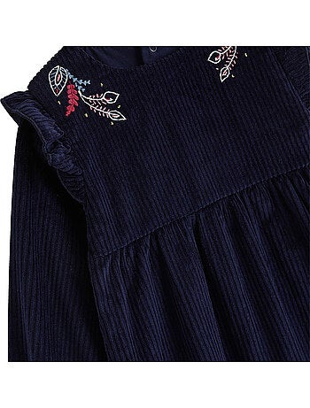 Robe enfant en velours côtelé ilana
