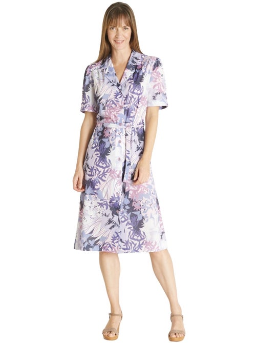 Robe entièrement boutonnée maille fluide - DAXON - Kiabi