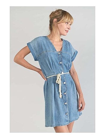 Robe EOURRES droite en jeans 'Le Temps Des Cerises'