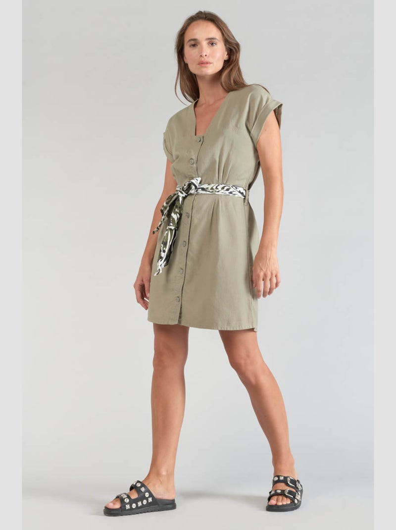 Robe EOURRES droite 'Le Temps Des Cerises' Blanc - Kiabi