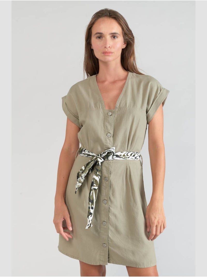 Robe EOURRES droite 'Le Temps Des Cerises' Blanc - Kiabi