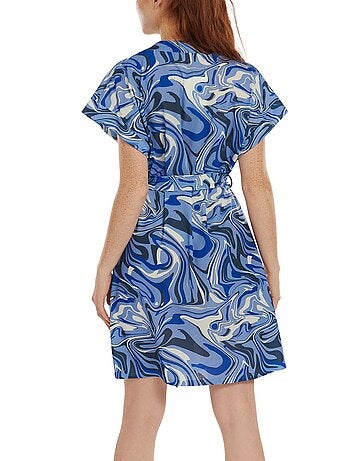 Robe estivale ceinturée manches courtes Palma