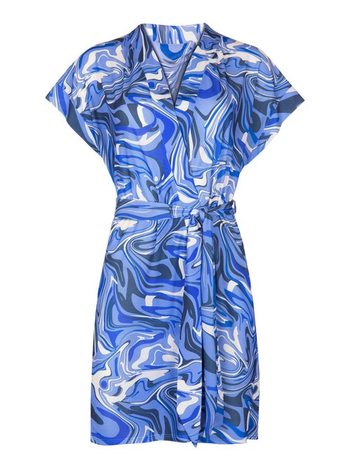 Robe estivale ceinturée manches courtes Palma - Kiabi