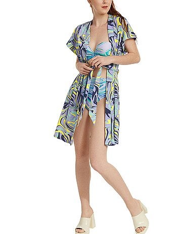 Robe estivale ceinturée manches courtes Palma