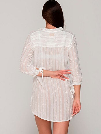 Robe estivale chemise manches longues PRAISE