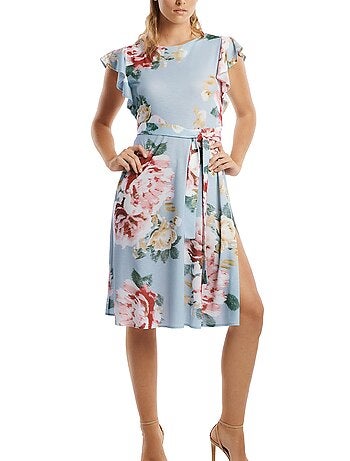 Robe estivale manches courtes Hawaii