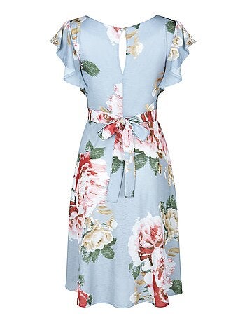 Robe estivale manches courtes Hawaii