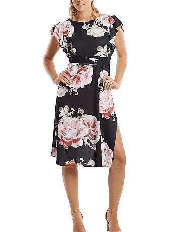 Robe estivale manches courtes Hawaii