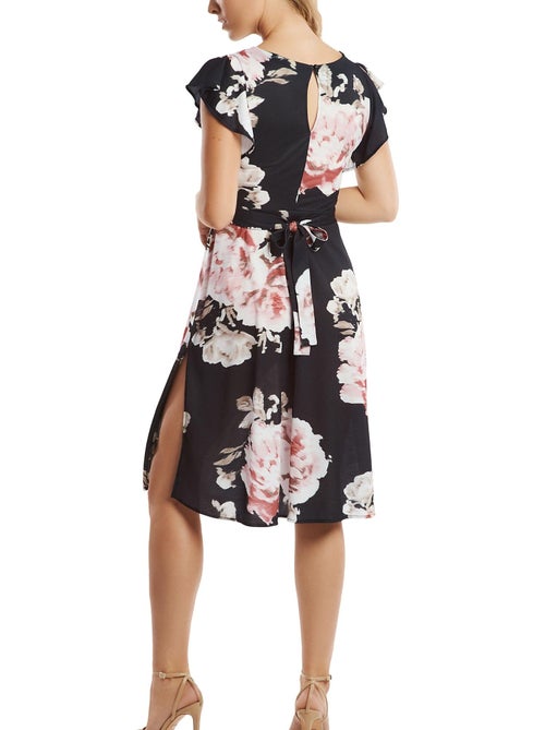 Robe estivale manches courtes Hawaii - Kiabi