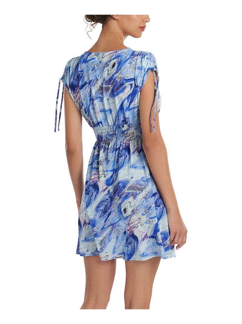 Robe estivale manches courtes Indonesia Bleu - Kiabi