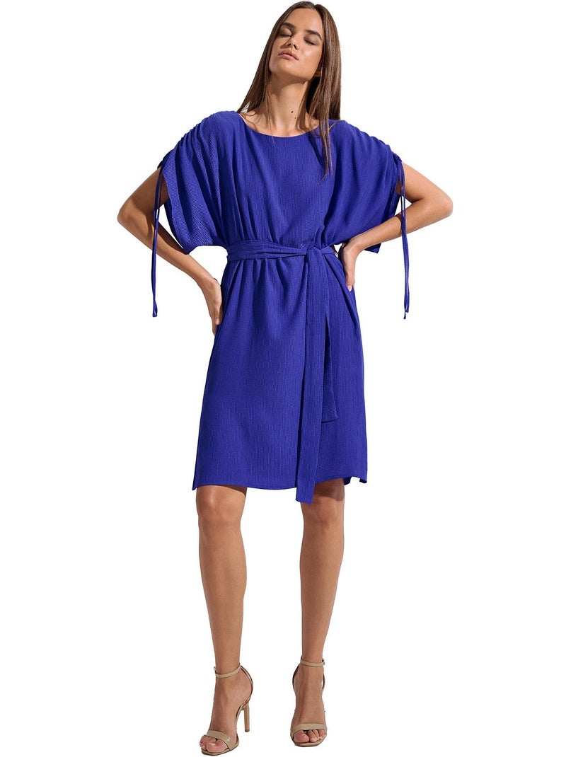 Robe estivale manches courtes Japan Bleu - Kiabi