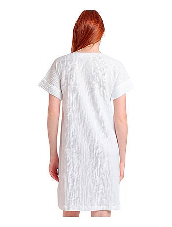 Robe estivale manches courtes Linen Style