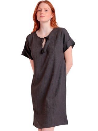 Robe estivale manches courtes Linen Style