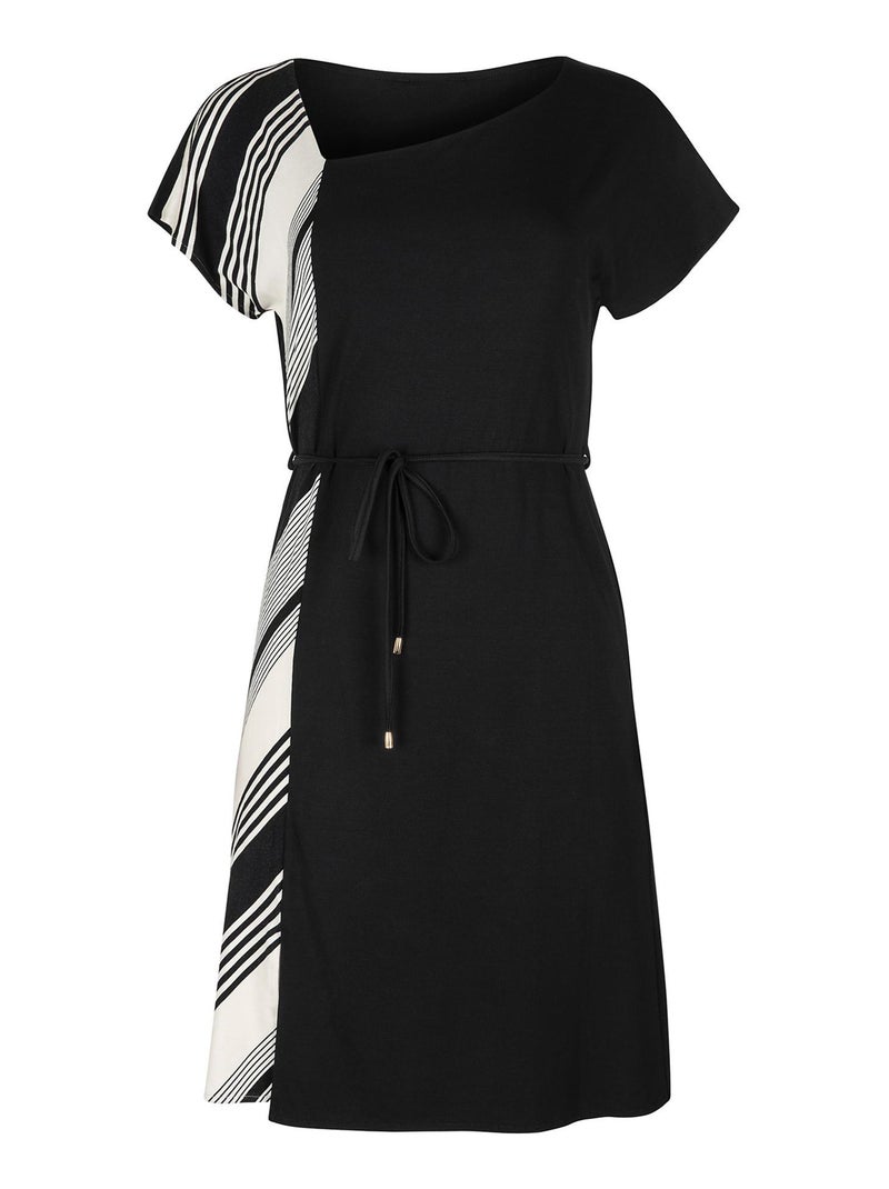Robe estivale manches courtes Quinby Noir - Kiabi