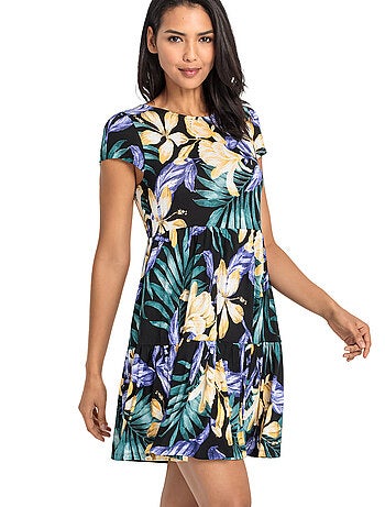 Robe estivale manches courtes Ranunkel