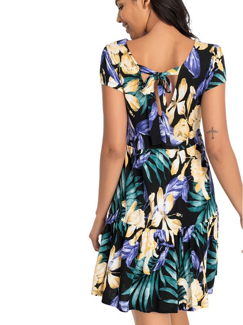 Robe estivale manches courtes Ranunkel - Kiabi