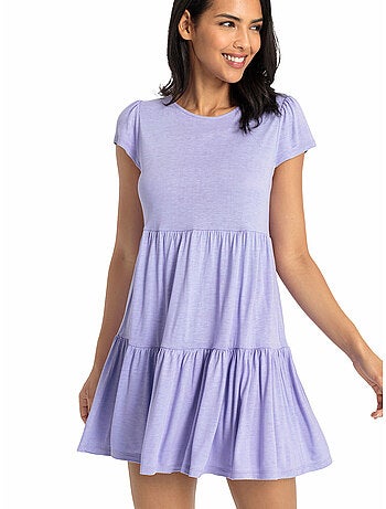 Robe estivale manches courtes Ranunkel