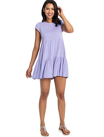 Robe estivale manches courtes Ranunkel