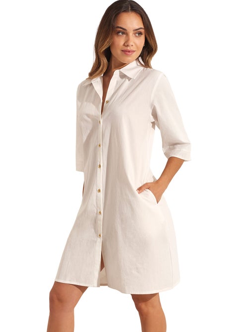 Robe estivale manches mi-longues ATLANTIS - Kiabi