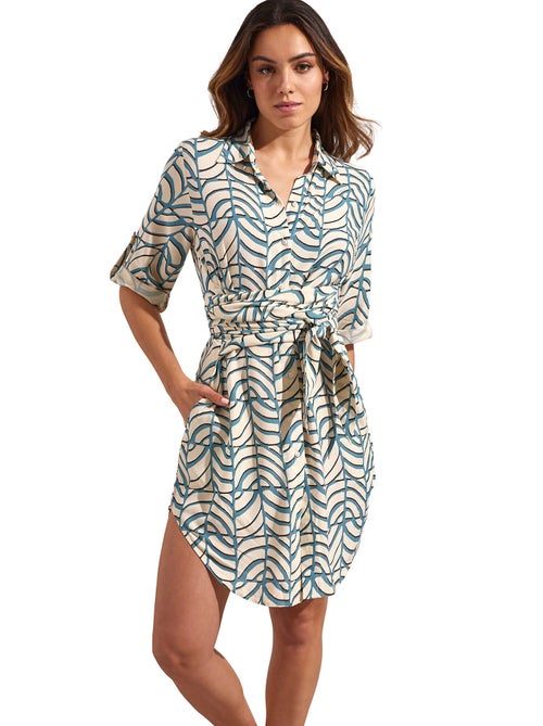 Robe estivale manches mi-longues MOAIS - Kiabi