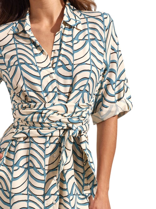 Robe estivale manches mi-longues MOAIS - Kiabi