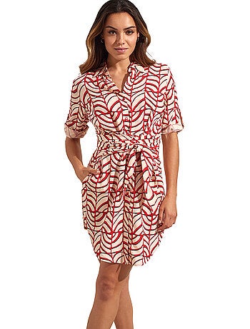 Robe estivale manches mi-longues MOAIS