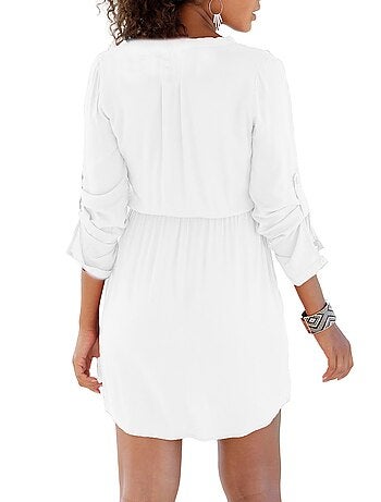 Robe estivale manches mi-longues Powder