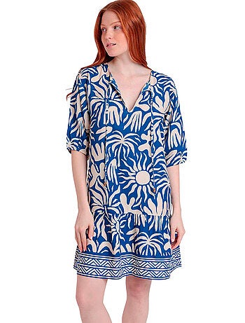 Robe estivale manches trois-quarts Sun Summer