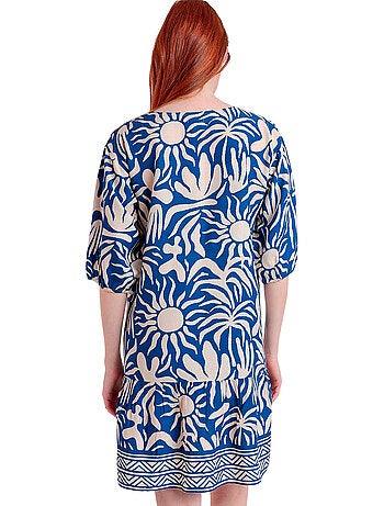 Robe estivale manches trois-quarts Sun Summer